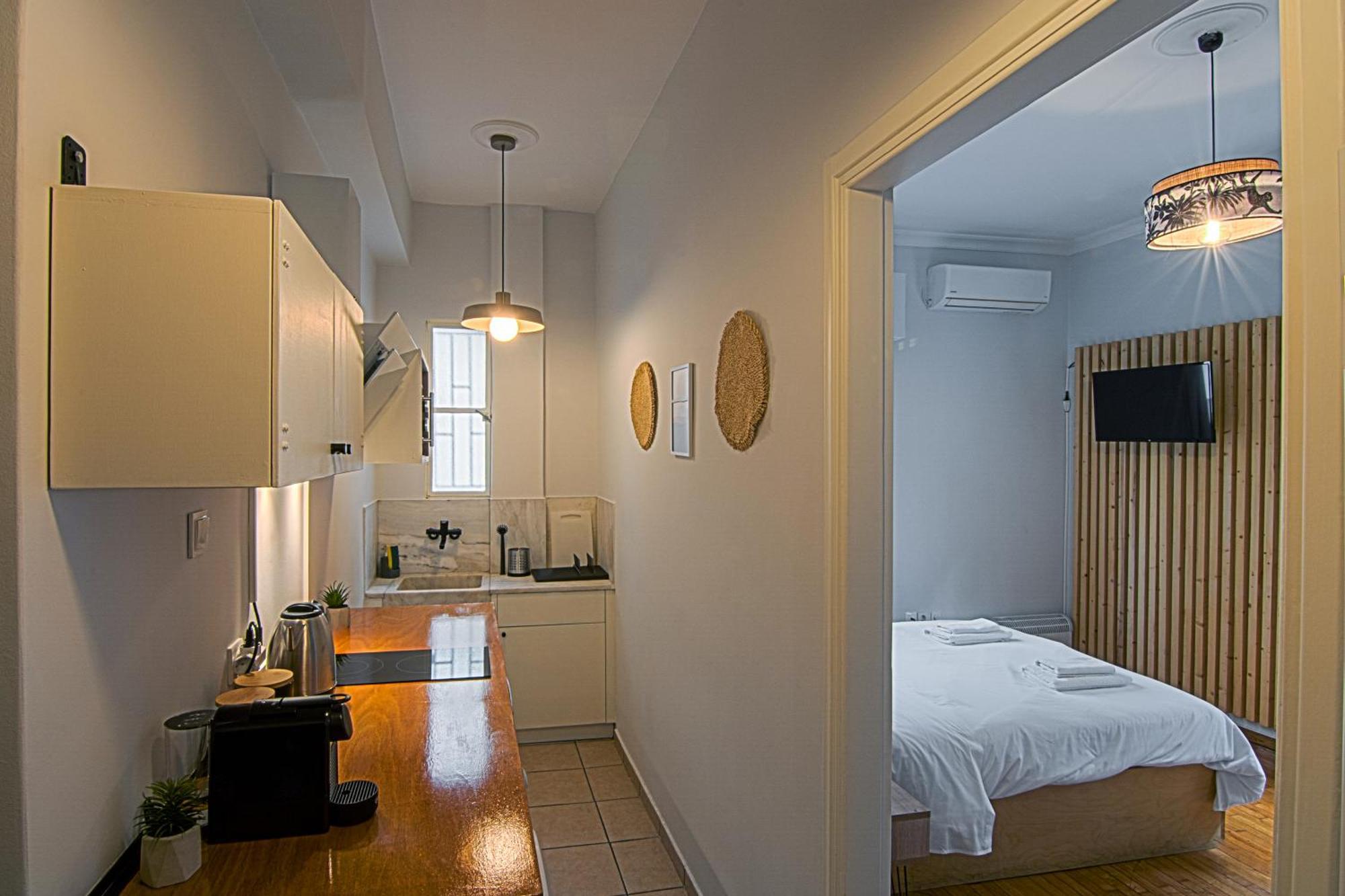 Exarcheia Urban Studio Apartment Athene Buitenkant foto